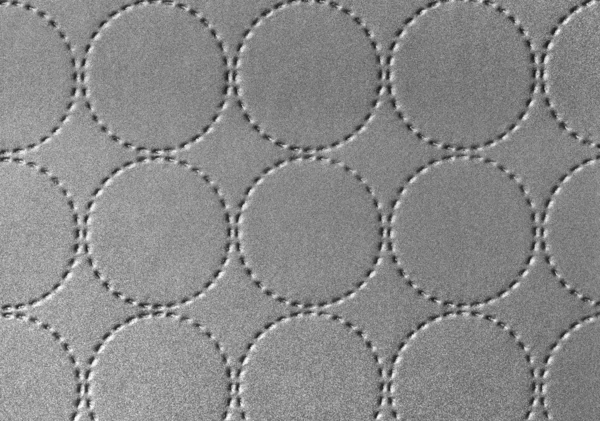 Fondo de textura textil con decoración de patrón de círculo —  Fotos de Stock