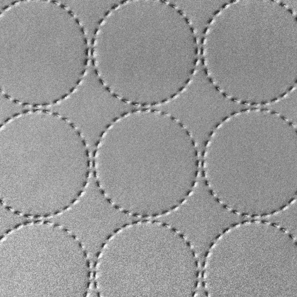 Textil texturizado fondo con decoración de patrón de círculo —  Fotos de Stock