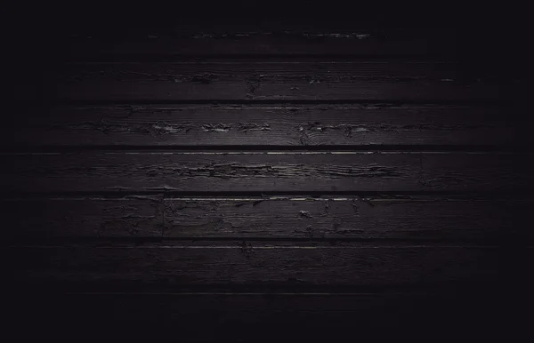 Patrón horizontal de tablón de madera oscura — Foto de Stock