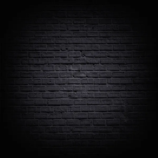 Black brick wall — Stock Photo, Image