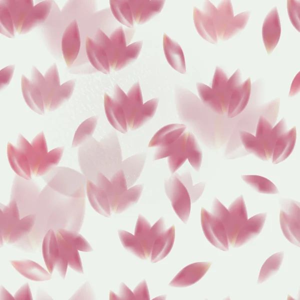 Roze tulpen patroon — Stockvector