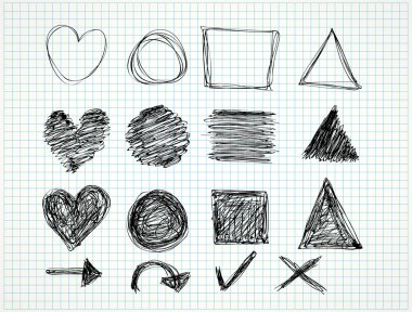 vektör doodles