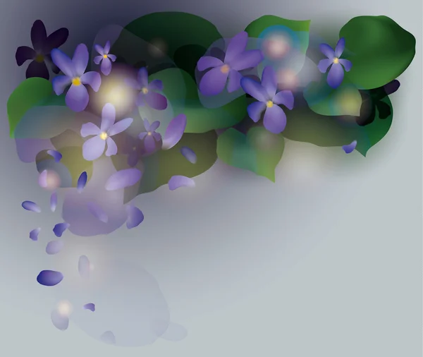 Violetas — Archivo Imágenes Vectoriales