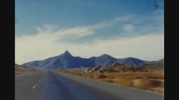 Калифорния Сша Июнь Калифорнийские Пустынные Улицы Годах — стоковое видео