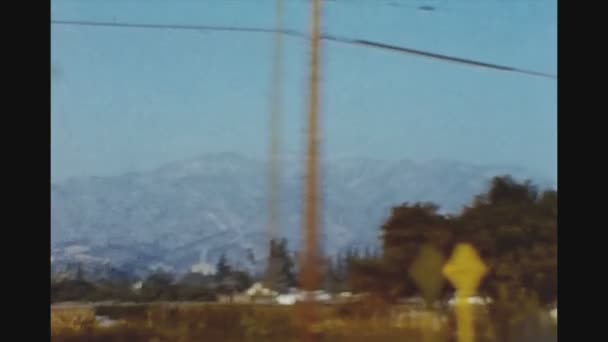 Los Angeles Usa Červen 1957 Los Angeles Street View — Stock video