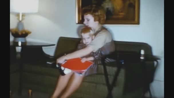 Dallas Spojené Státy Prosinec 1941 Děti Domě Rodinné Vzpomínky Letech — Stock video