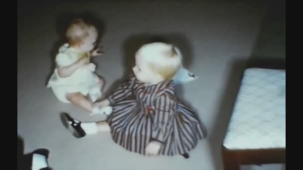 Dallas Estados Unidos Dezembro 1941 Crianças Casa Memórias Família Nos — Vídeo de Stock
