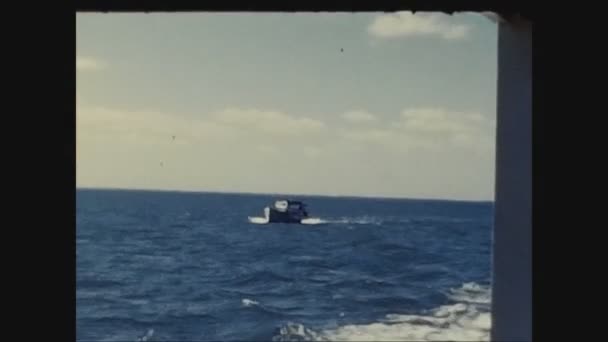 Nieuwe Orleans Verenigd Stated 1951 Motorboot Zee Jaren — Stockvideo