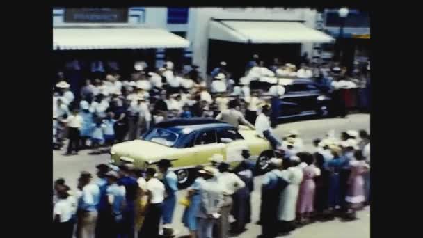 Nuevos Orleanes Estados Unidos 1951 Desfile Por Ciudad Estadounidense Los — Vídeo de stock