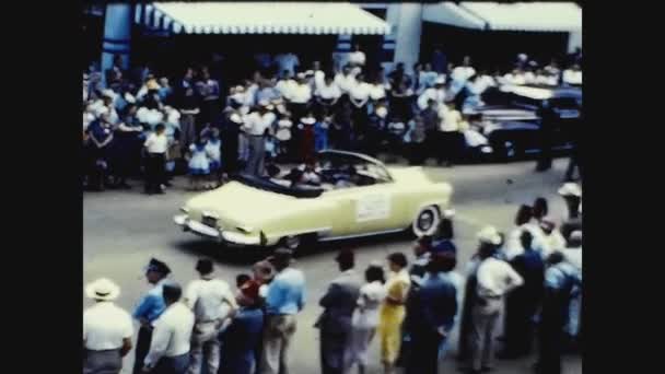 Nieuwe Orleans Verenigd Stated 1951 Parade Voor Amerikaanse Stad Jaren — Stockvideo