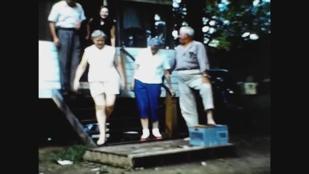 Dallas Zjednoczone Państwa Kwiecień 1961 Drewniane Domy Latach Tych — Wideo stockowe