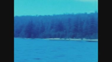 TUOLUMNE MEADOWS, ABD 1960 EYLÜL: Yosemite dağlarının manzarası 60 'larda