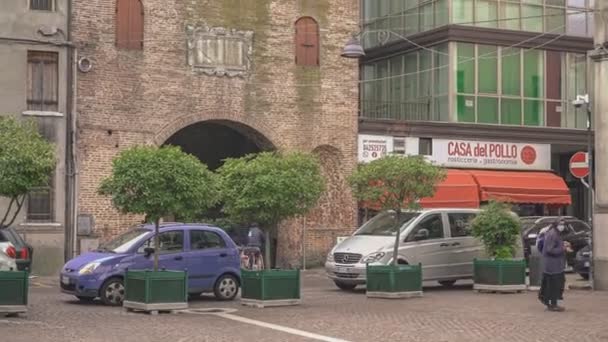 Rovigo Italia Octubre 2021 Vista Histórica Del Callejón Italiano Rovigo — Vídeos de Stock