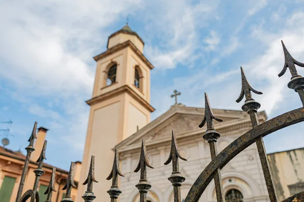 Antiguo Pequeño Detalle Puerta Iglesia Rovigo Italia — Foto de Stock