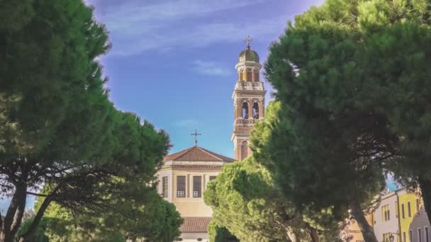 Rovigo Włochy Październik 2021 Świątynia Rotondy Rovigo Starożytny Kościół Samym — Wideo stockowe
