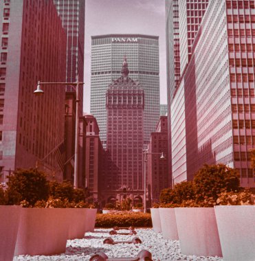 New York, Birleşik Devletler Mayıs 1970: 70 'lerdeki General ve Pan Am Binaları