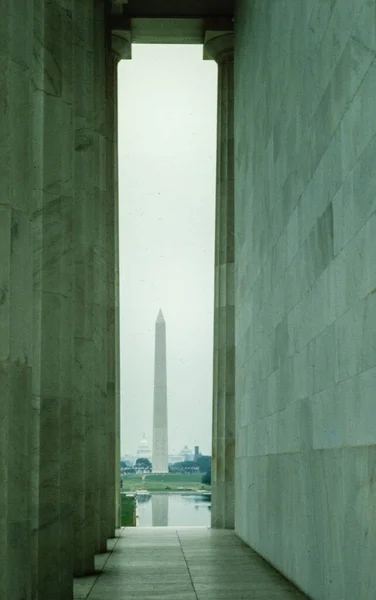 アメリカ合衆国ワシントン1970年5月 70年代のワシントン記念碑 — ストック写真