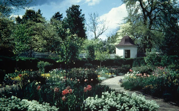 Monte Vernon Virginia Noviembre 1969 George Washington Iflower Garden Home —  Fotos de Stock