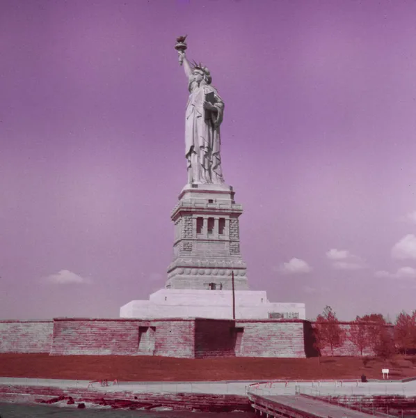 Nova Iorque Estados Unidos Maio 1970 Estátua Liberdade Nova Iorque — Fotografia de Stock