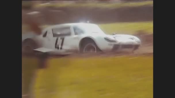 Paris France May 1975 Prototype Sports Car Tested Track — 图库视频影像