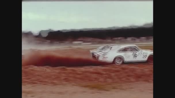 Parigi Francia Maggio 1975 Rally Gara Sporca Negli Anni — Video Stock