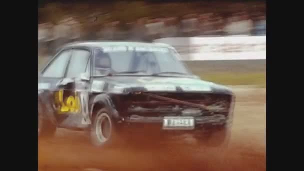 París Francia Mayo 1975 Rally Carreras Tierra Los Años — Vídeo de stock