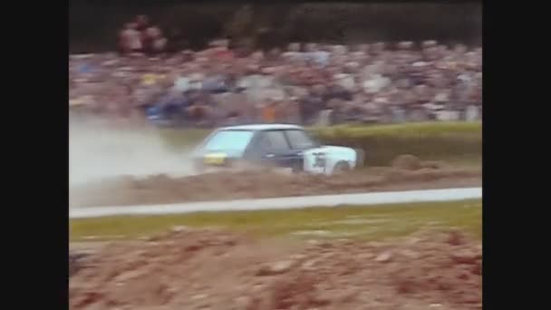 Paříž Francie Květen 1975 Rally Nehoda Letech — Stock video