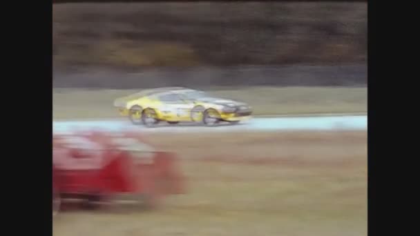 Paris France May 1975 Car Renault Alpine A310 Runs Fast — 图库视频影像