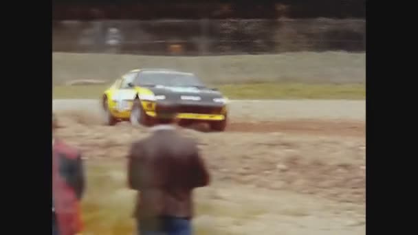 Paris France May 1975 Car Renault Alpine A310 Runs Fast — Stock Video