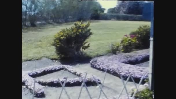 Casablanca Marocco Giugno 1977 Giardino Morocco Anni — Video Stock