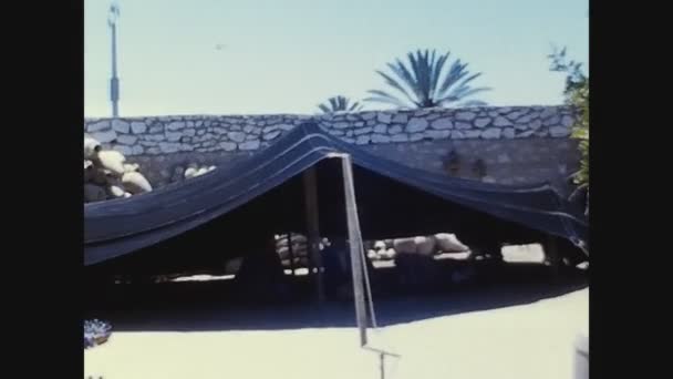 Casablanca Marruecos Junio 1977 Puesto Del Mercado Callejero Marruecos Pueblo — Vídeos de Stock