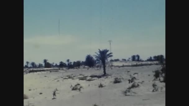 Casablanca Morocco 1977 Június Marokkó Sivatagi Táj Években — Stock videók
