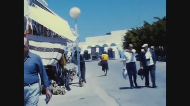 Casablanca Morocco Junho 1977 Casablanca Street View — Vídeo de Stock