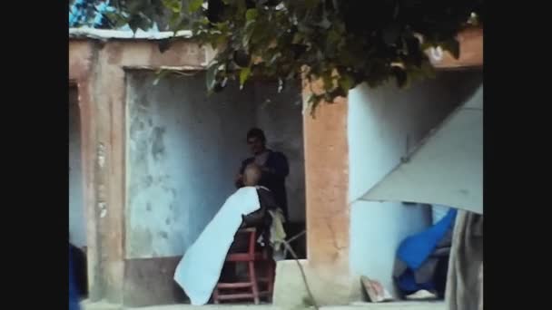 モロッコマラケシュ1972年 昭和47年 70年代のモロッコの貧しい村 — ストック動画