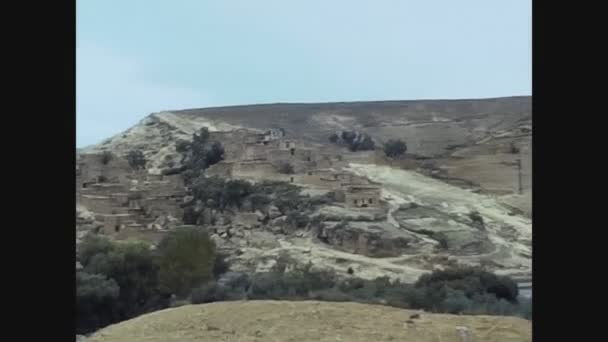 Marrakech Maroc Juin 1972 Paysage Montagneux Marocain Dans Les Années — Video