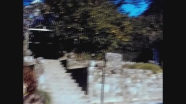 LA CORUNA, İspanya Mayıs 1974: 70 'lerde La coruna villası