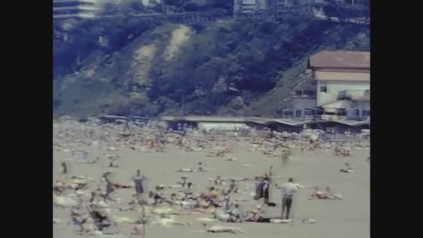 Bilbao Spain May 1974 Bilbao Beach — Stockvideo