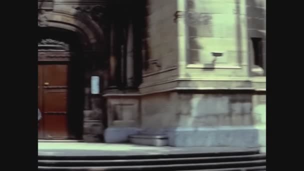 Pobes Spanyolország 1973 Pobes Utcai Kilátás Években — Stock videók