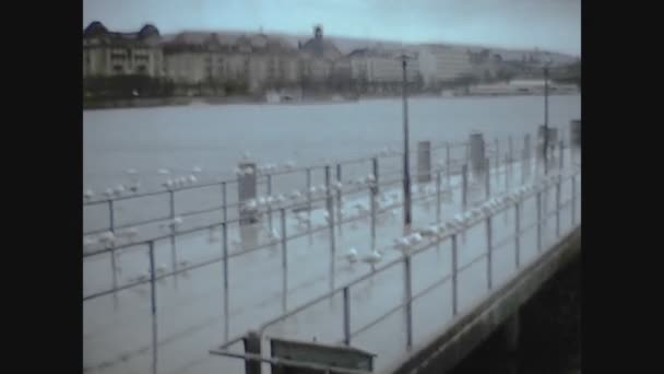 Bonn Germany October 1976 Bonn Street View — Stockvideo