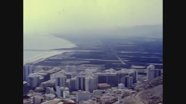 Valencia Espanha Junho 1976 Vista Aérea Valência Nos Anos — Vídeo de Stock