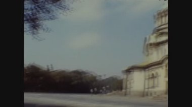 İSTANBUL, TURKEY MAYIS 1981: 80 'lerde İstanbul şehir manzarası