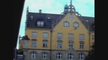 LINDAU, GERMANY 1972: 70 'lerde Lindau şehir manzarası