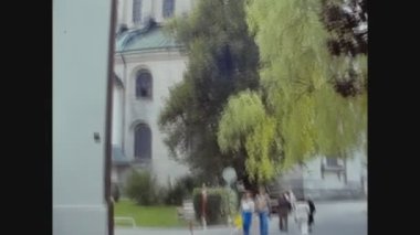 SAINT BLASIUS, GERMANY 22 HAZİRAN 1972: 70 'lerde San Biagio Manastırı