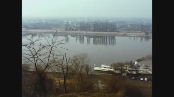 Budapest Hungría Octubre 1978 Budapest Vista Ciudad Los Años — Vídeos de Stock