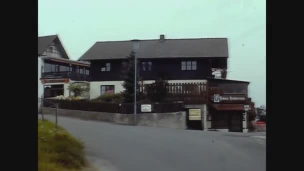 ドイツRavensburg 1972年7月22日 70年代のラベンスブルク市内の景色 — ストック動画