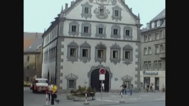 Ravensburg Alemania Julio 1972 Ravensburg City View — Vídeo de stock