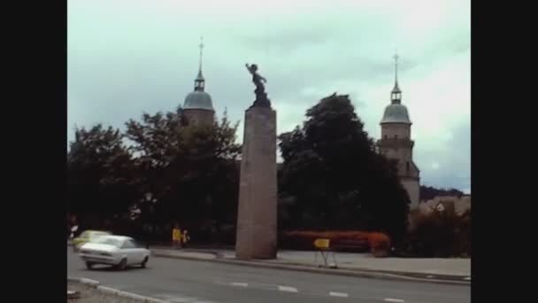 Freudenstadt Alemanha Julho 1977 Vista Rua Freudenstadt Nos Anos — Vídeo de Stock