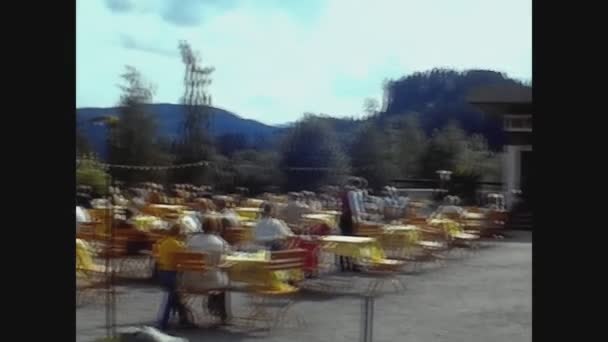 Titisee Alemanha Julho 1972 Aldeia Alemã Nas Montanhas Nos Anos — Vídeo de Stock