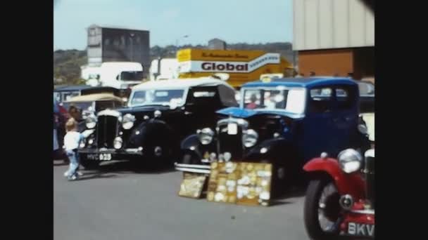 London United Kingdom May 1987 Classic Car Exposition — стоковое видео