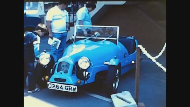 Londres Reino Unido Maio 1987 Exposição Clássica Automóveis Nos Anos — Vídeo de Stock